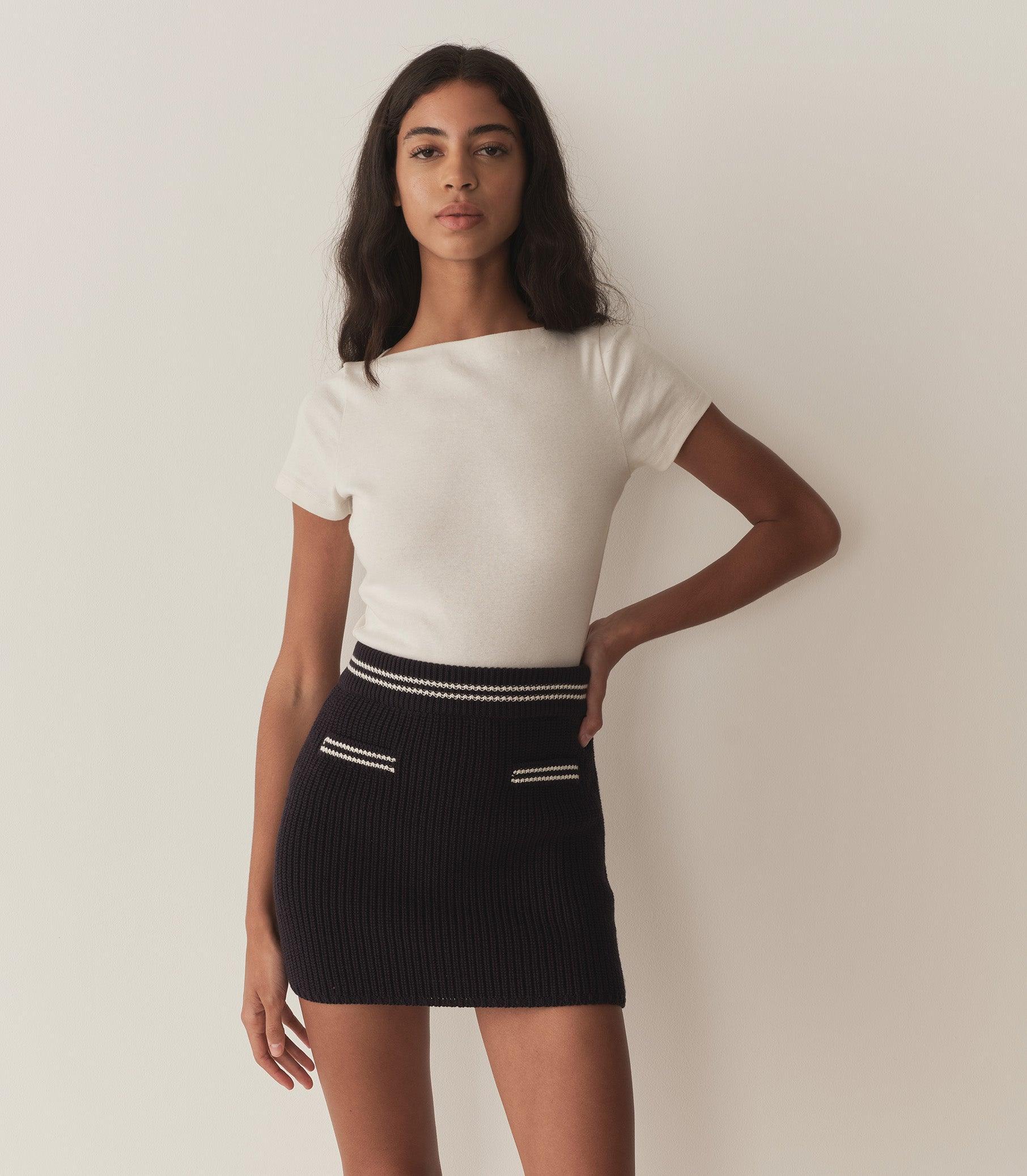 SEYMOUR SKIRT -- DEEP NAVY Product Image
