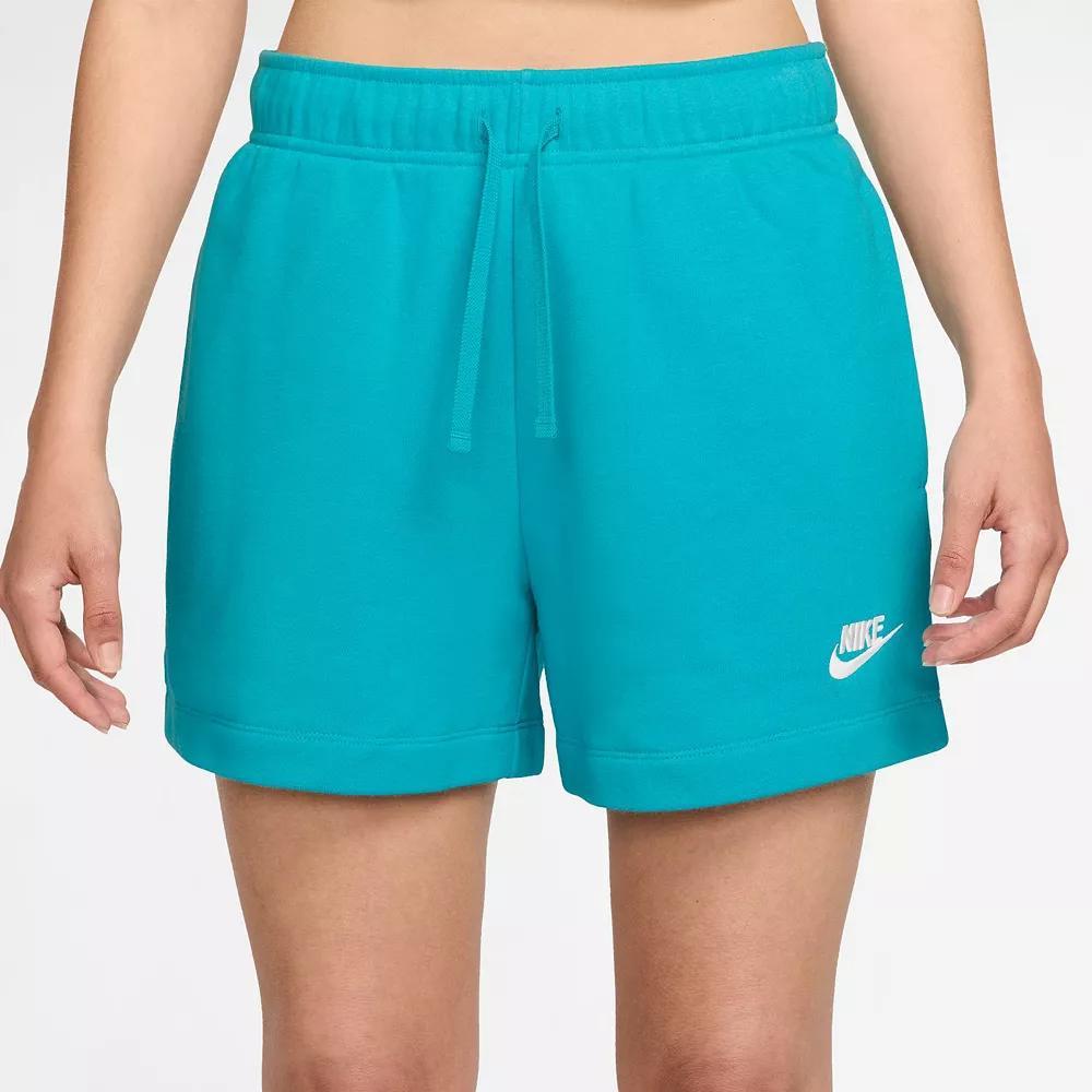 Women's Nike Sportswear Club Fleece Midrise Shorts, Size: Large, Dusty Cactus Product Image