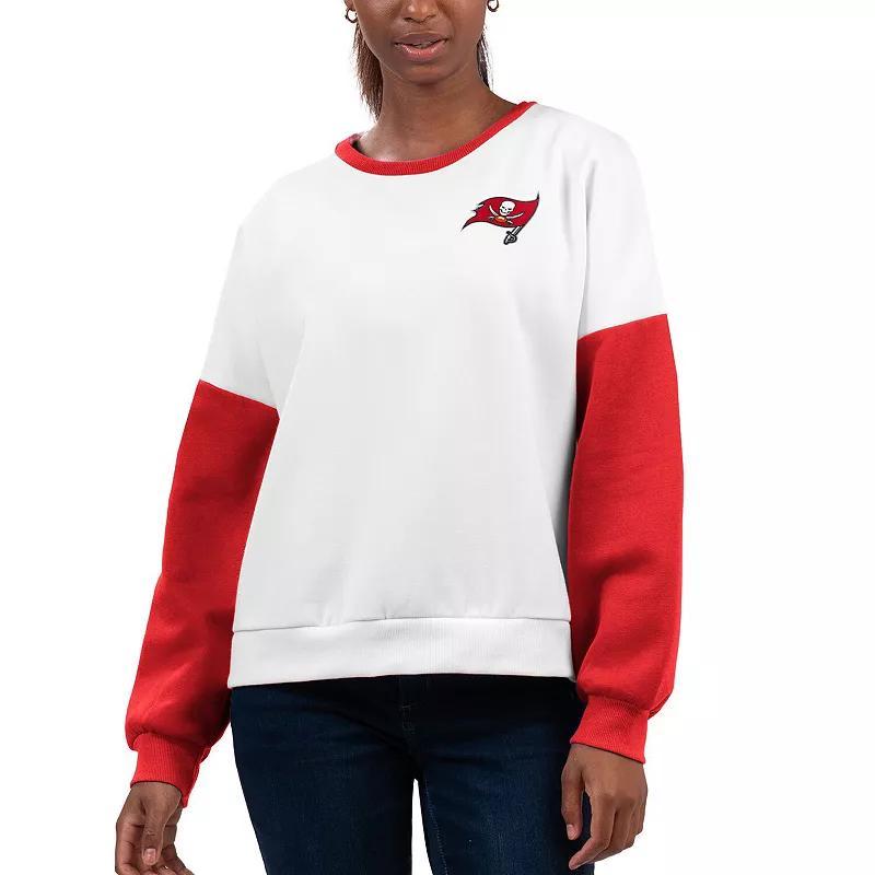 Women's G-III 4Her by Carl Banks White Arizona Cardinals A-Game Pullover Sweatshirt, Size: Large Product Image