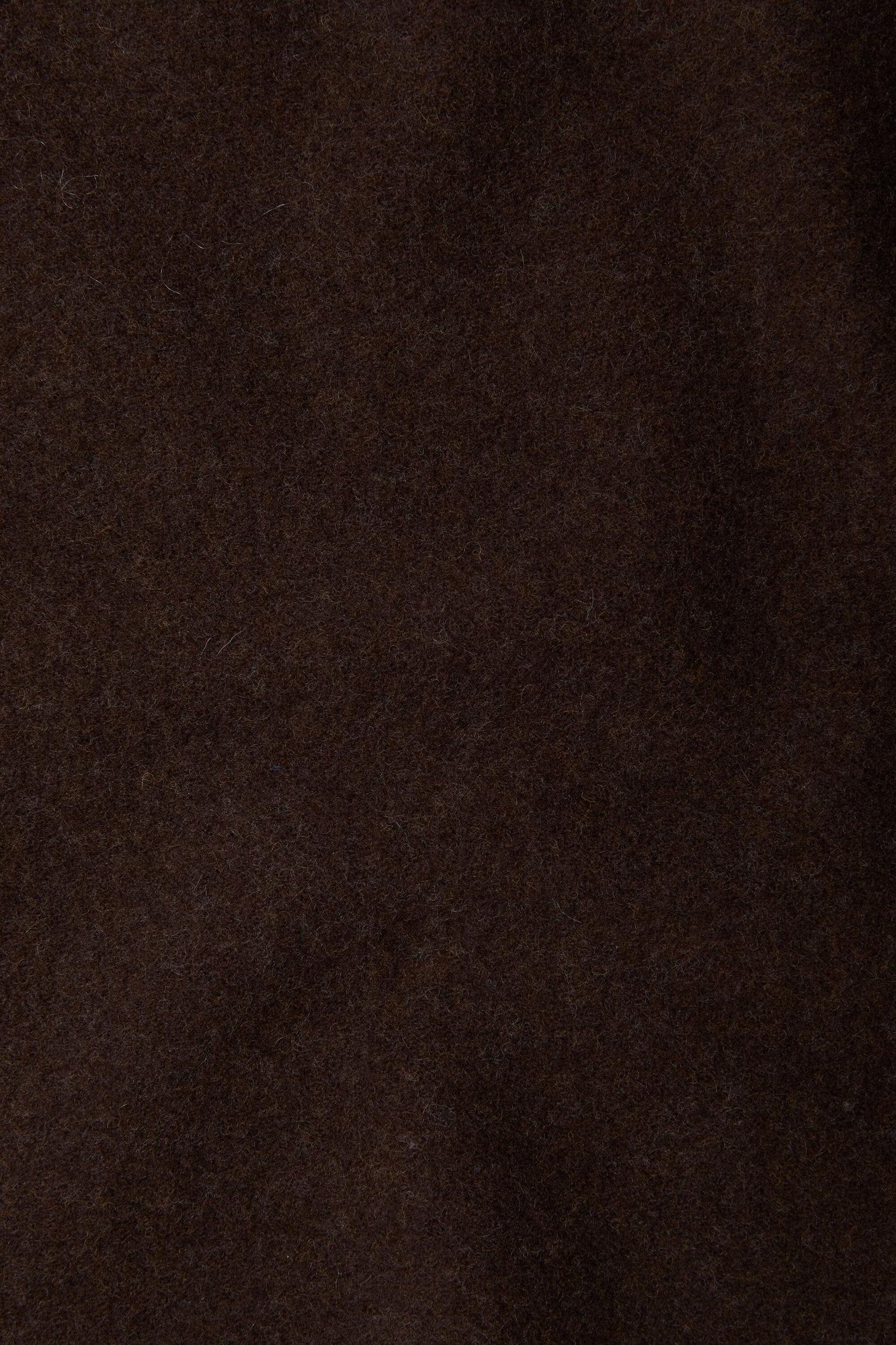 Fringe wool scarf - skinny Product Image