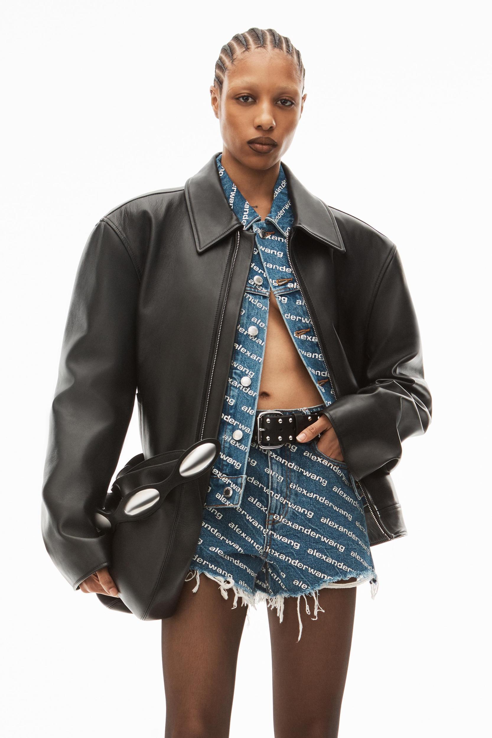 Bite Logo Short In Deep Blue Denim Product Image