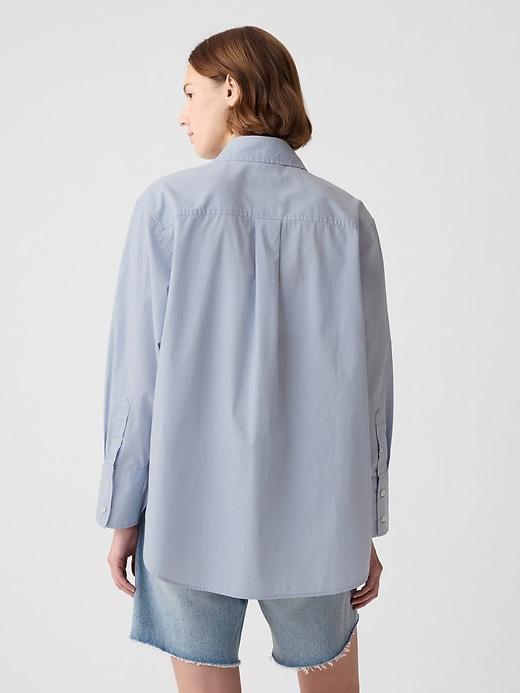 Organic Cotton Poplin Big Shirt Product Image