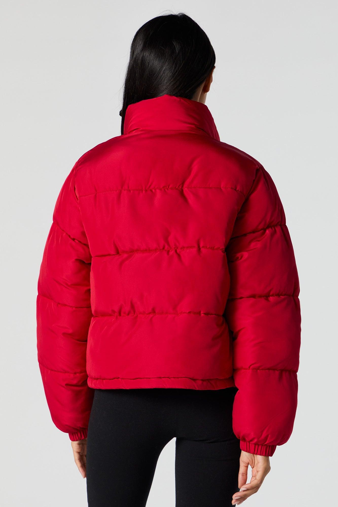Mock Neck Puffer Jacket Female Product Image