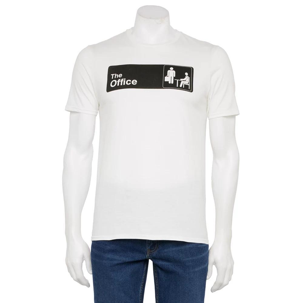 Men's The Office TV Show Logo Graphic Tee, Size: XXL, White Product Image