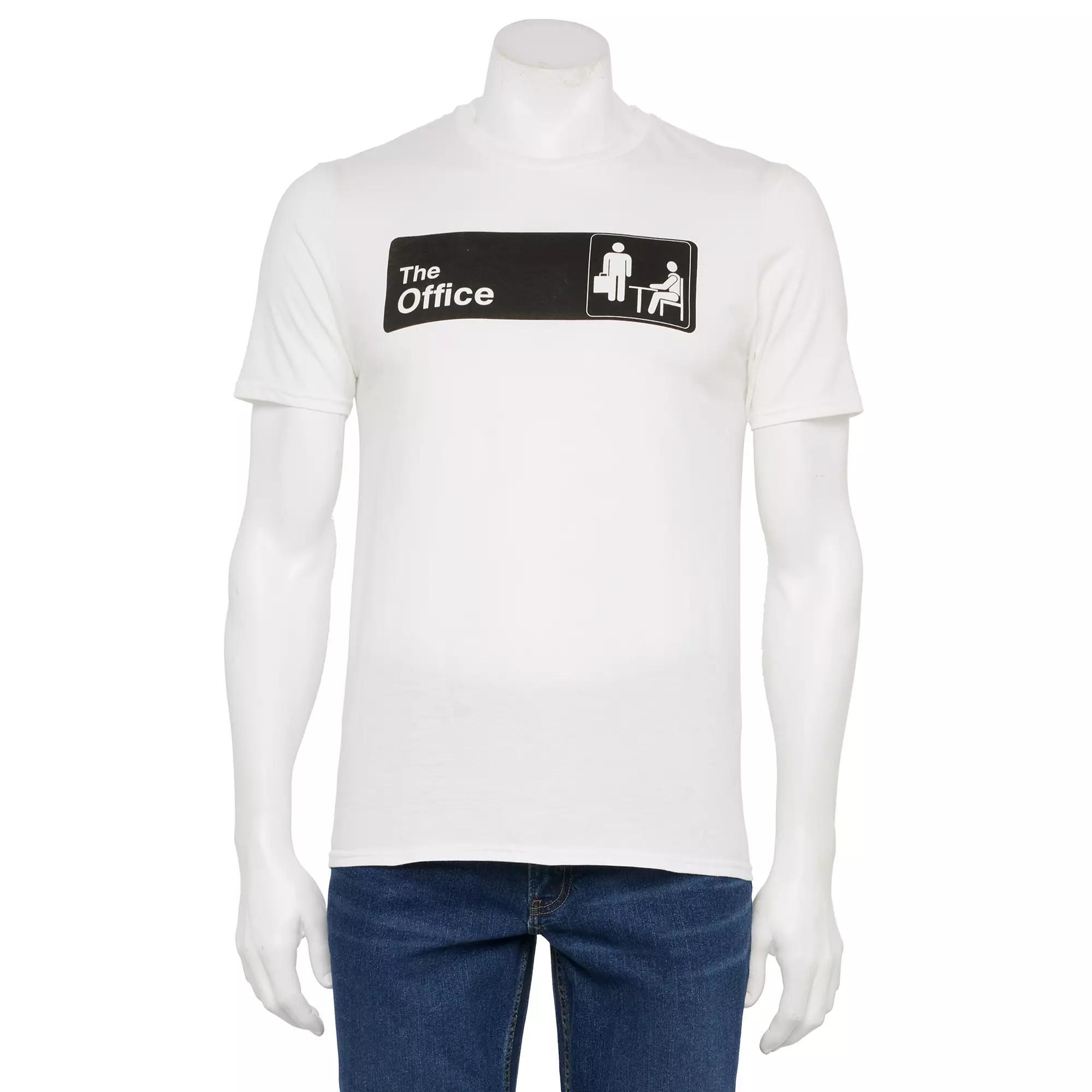 Men's The Office TV Show Logo Graphic Tee, Size: XXL, White Product Image