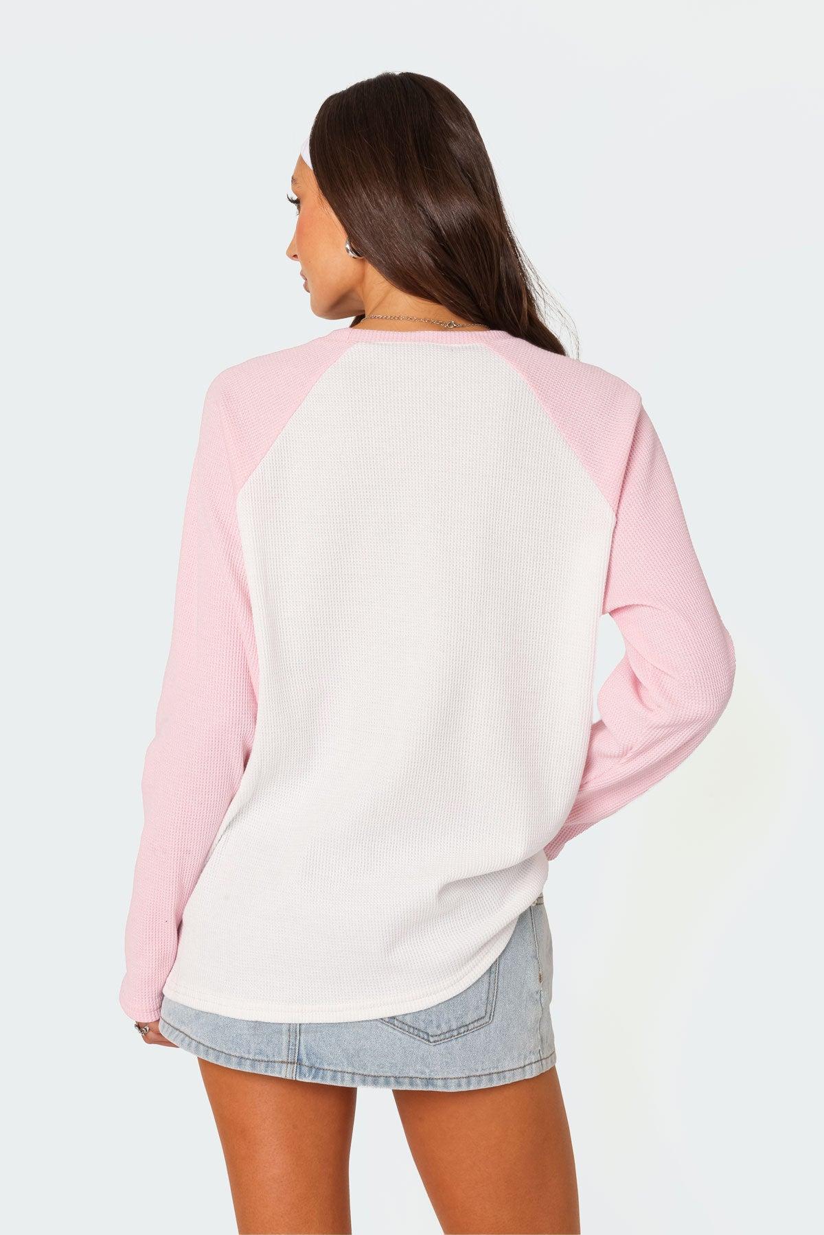 Me Time Oversized Waffle Top Product Image