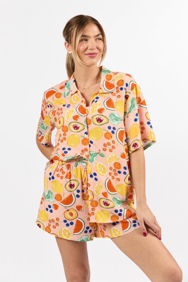 Home Grown Fruit Icon Print Two Piece Set SALE Product Image