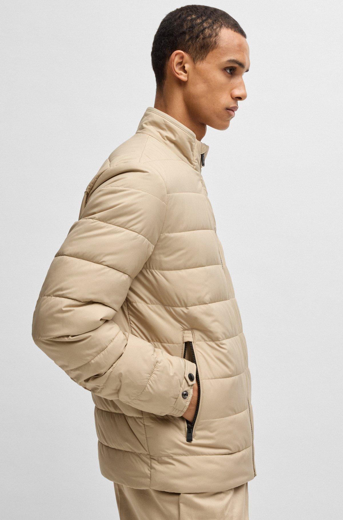Water-repellent regular-fit jacket with logo detail Product Image