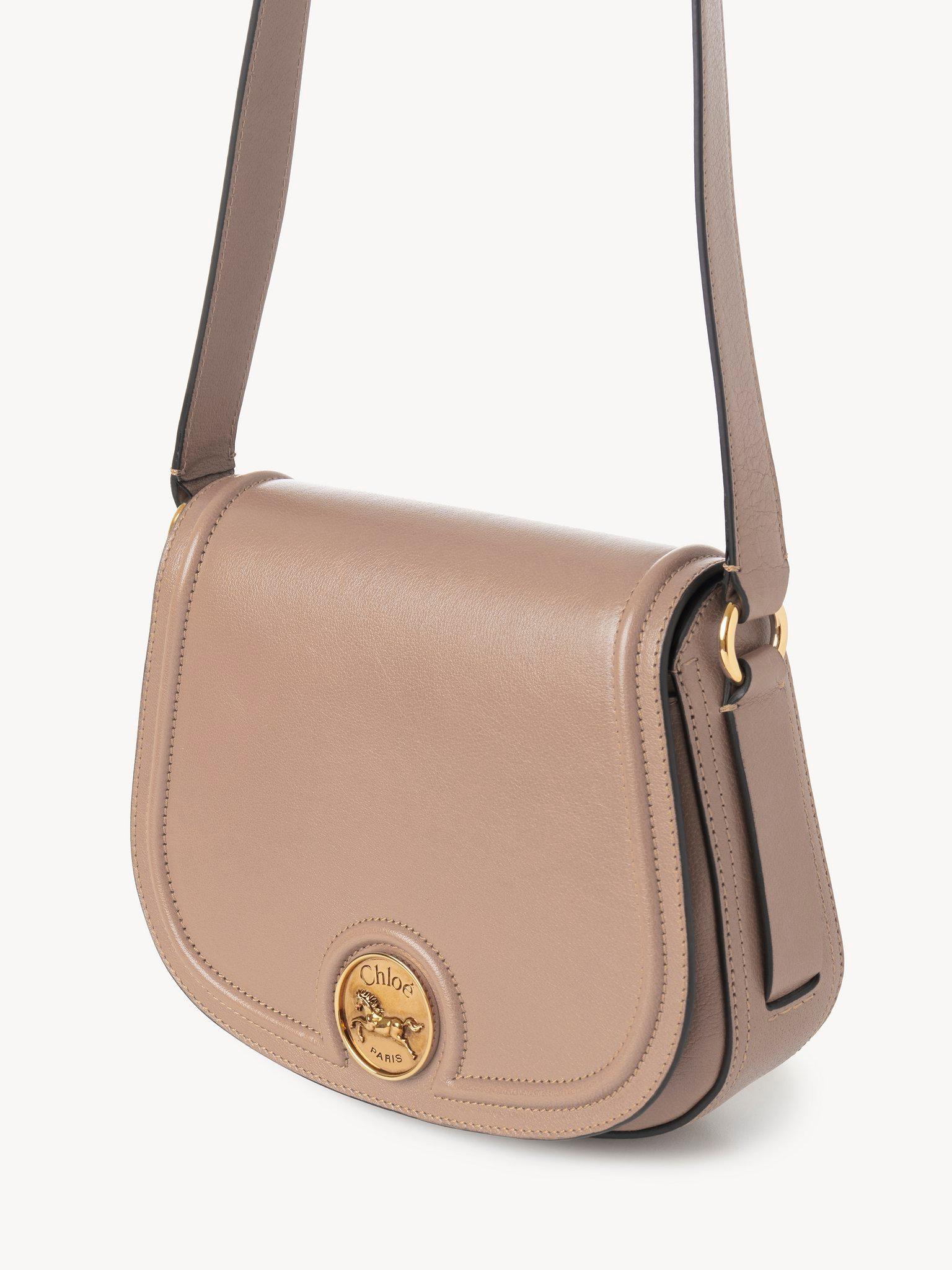Horse Medal saddle bag in grained leather Product Image