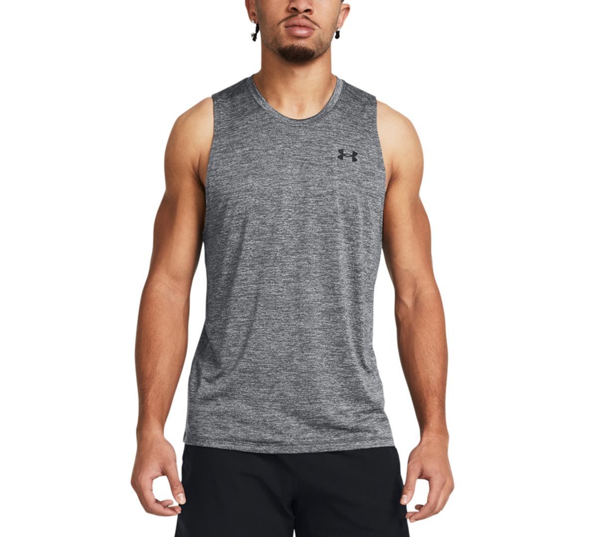 Big & Tall Under Armour Tech™ Tank Top, Men's, Size: 3XL, Castlerock Product Image