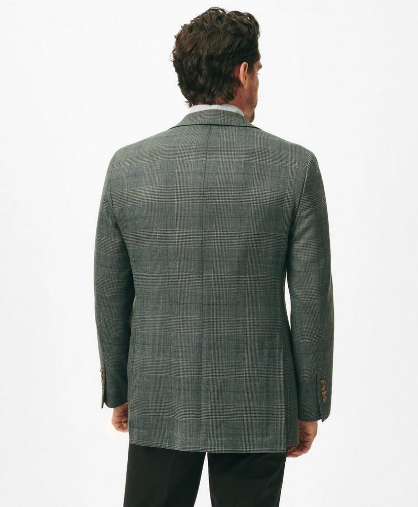 Traditional Fit Checked Sport Coat in Hopsack Wool Product Image
