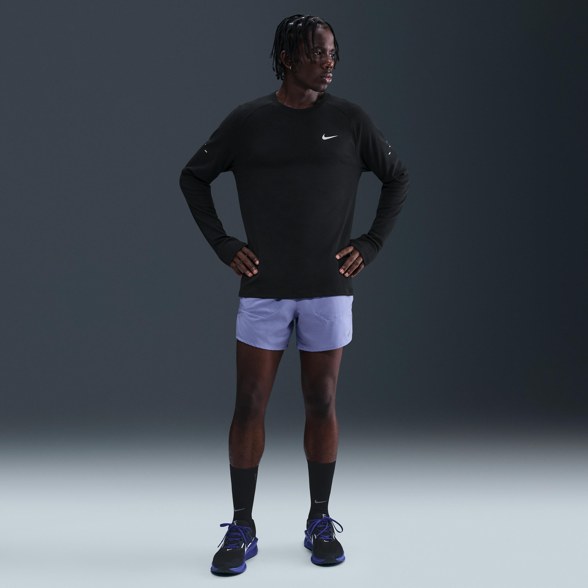 Nike Men's Stride Dri-FIT Running Waffle Crew Product Image