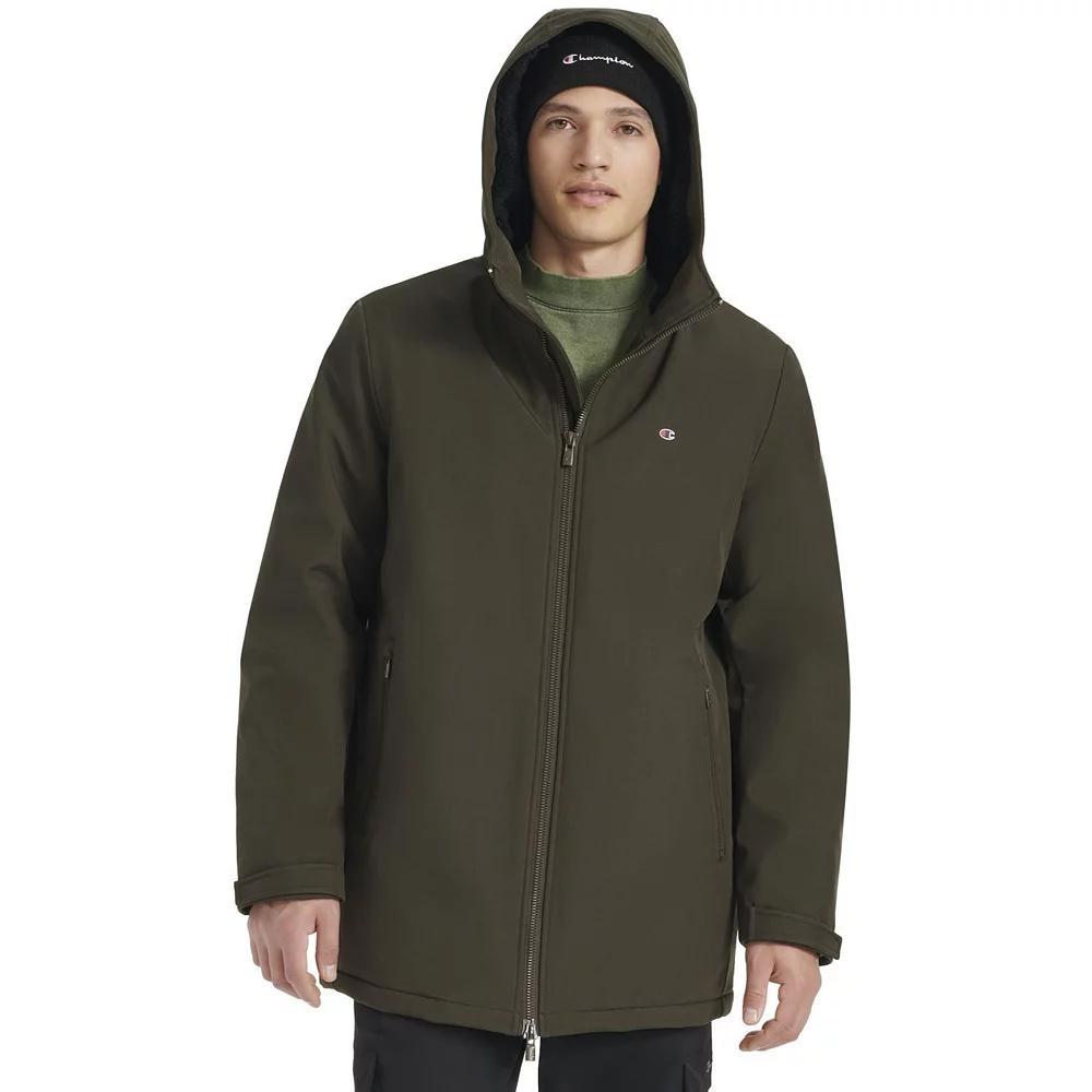Men's Champion® Soft Shell Performance Jacket with Sherpa Lining, Size: XL, Green Night Product Image
