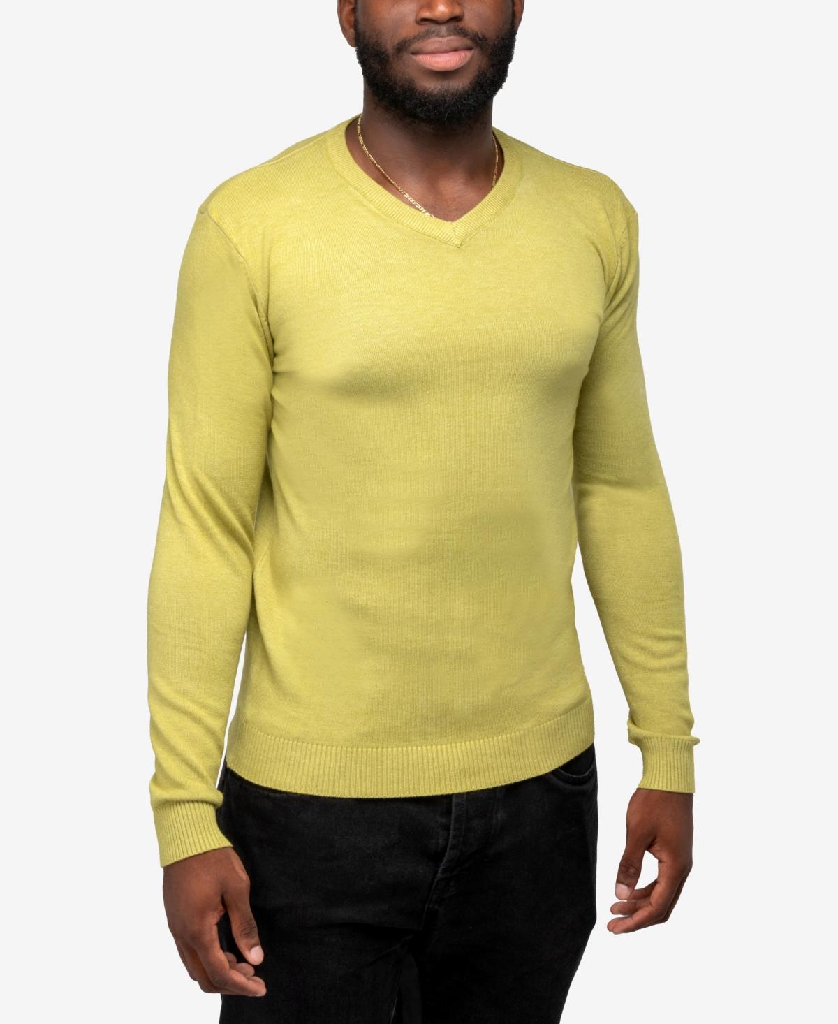 Men's Xray Fitted V-Neck Sweater, Size: XXL, Oatmeal Product Image