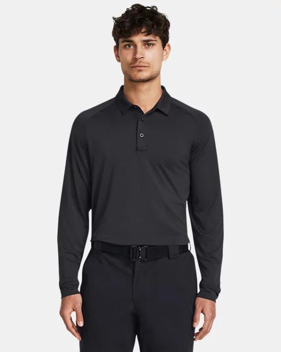 UA Tactical Elite Mens Long Sleeve Polo Product Image