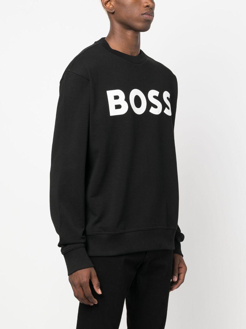 logo-print cotton sweatshirt Product Image