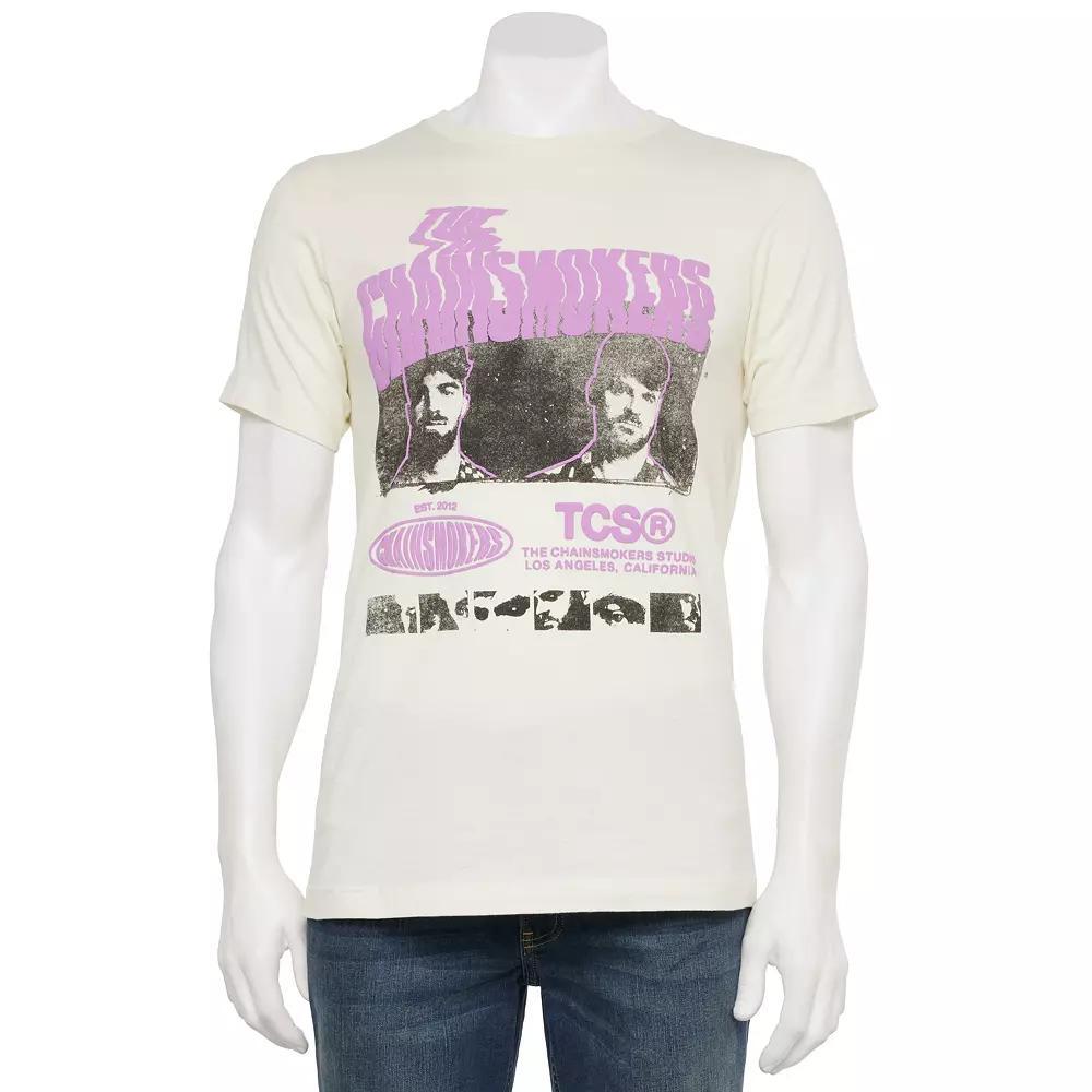 Mens The Chainsmokers Concert Tour Crewneck Graphic Tee Product Image
