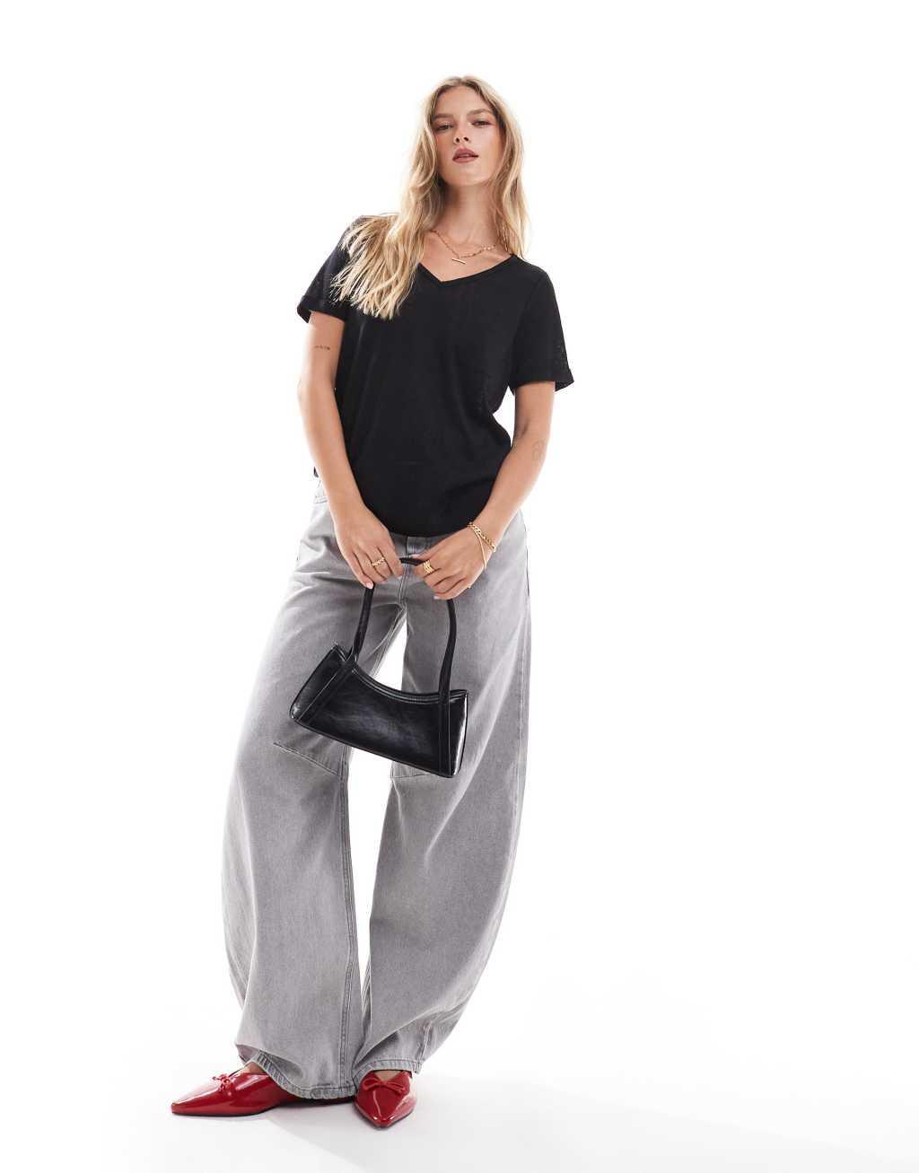 Object V-neck T-shirt Product Image