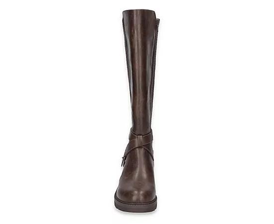 Easy Street Austyn Women's Wide Easy Works Slip Resistant Tall Boots, Size: 6 XW, Brown Stretch Product Image