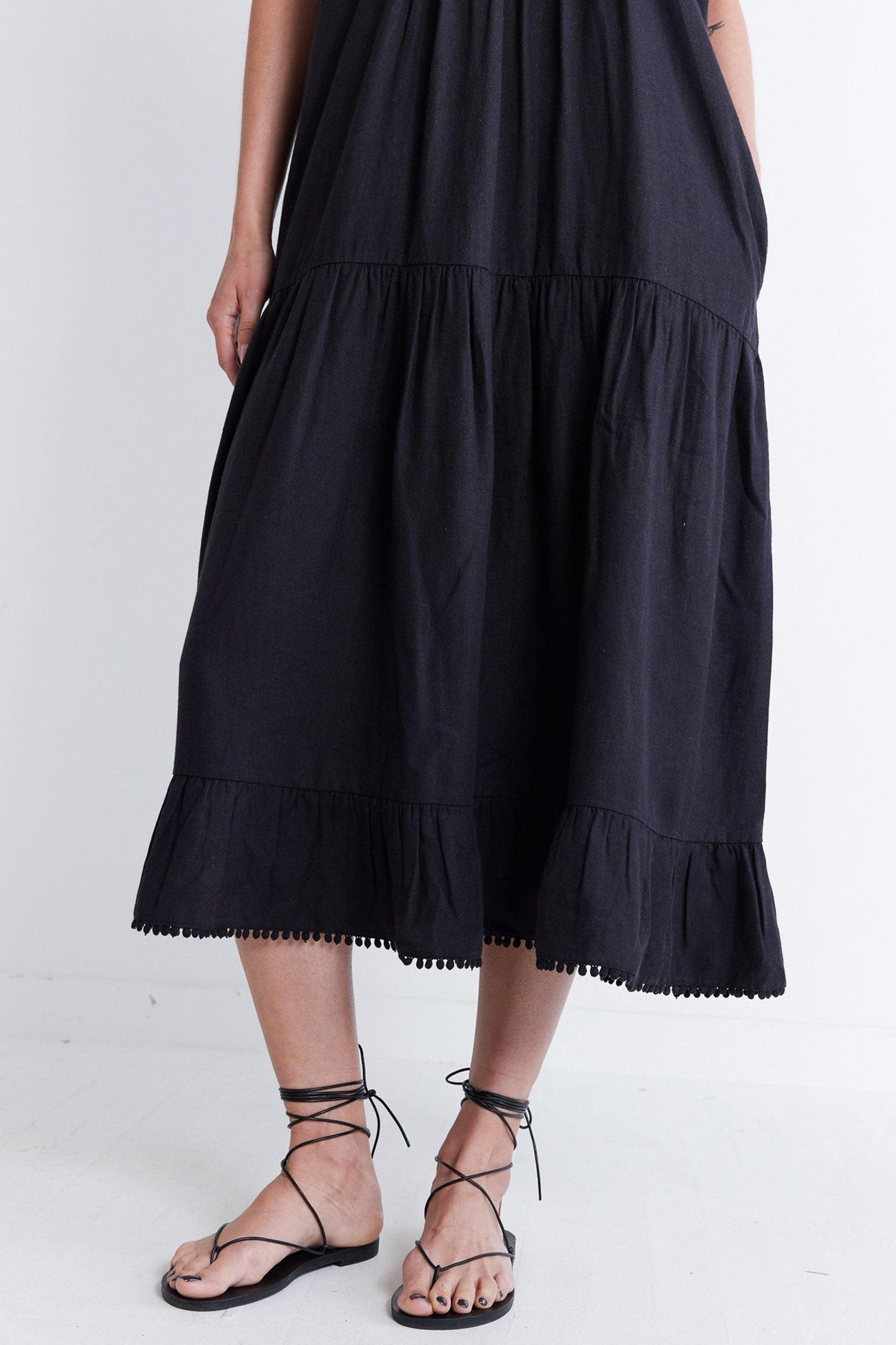 Embroidered Mykonos Tiered Dress Product Image