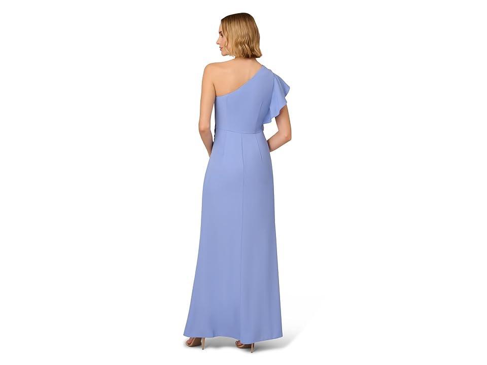 Adrianna Papell One-Shoulder Gown (Peri Cruise) Women's Dress Product Image