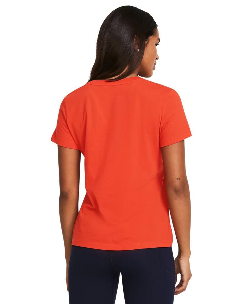 Women's UA Performance Cotton Collegiate Short Sleeve Product Image