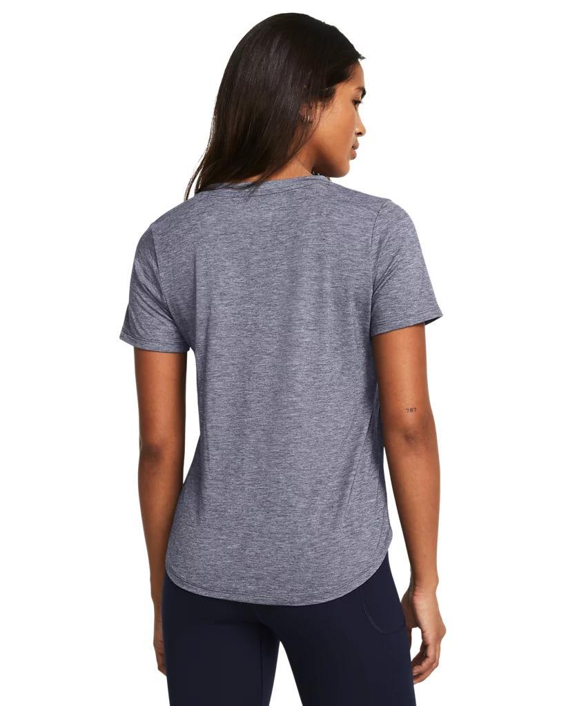Women's UA Breezy Jersey Collegiate V-Neck T-Shirt Product Image