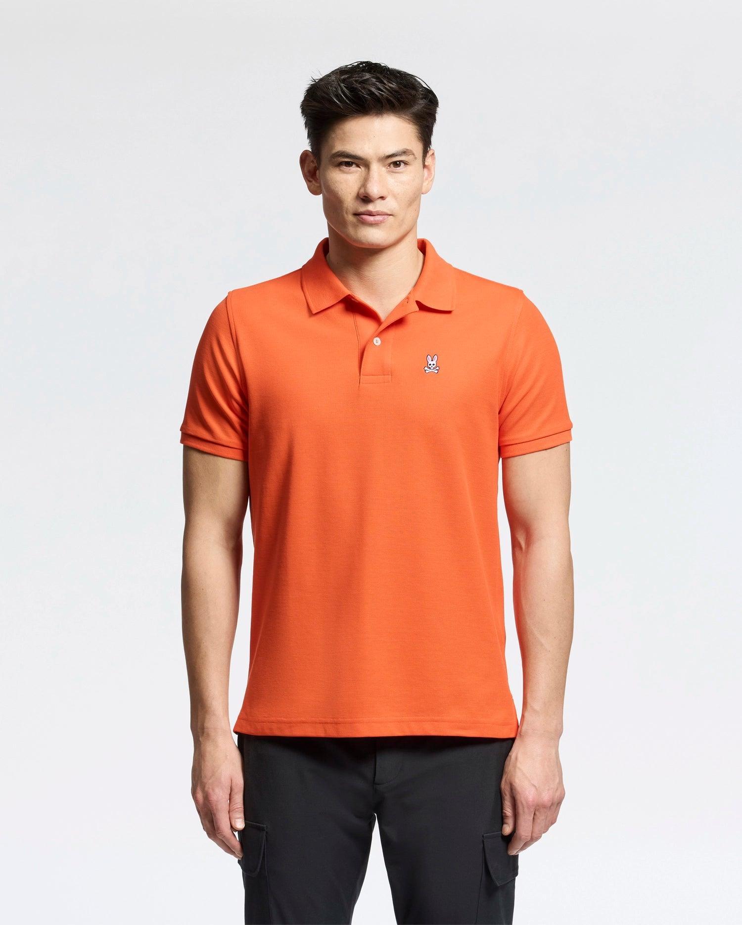 Men's Classic Pique Polo Shirt 653 WILD BERRY / XS Product Image
