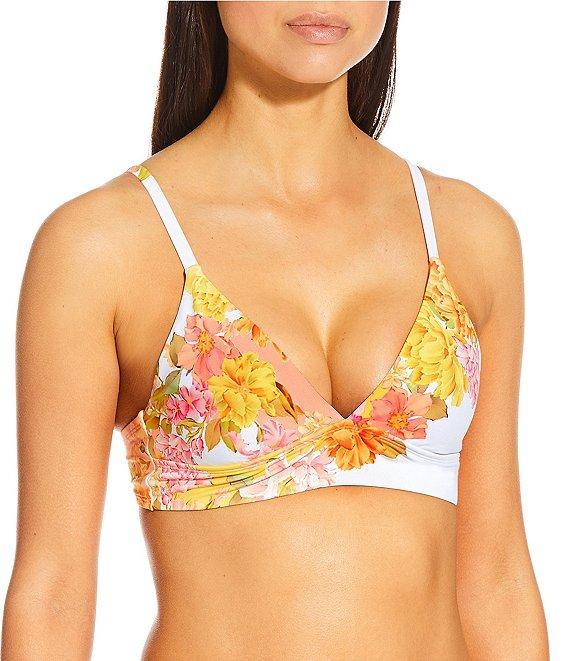 Antonio Melani Patchwork Floral High Waisted Swim Bottom Product Image