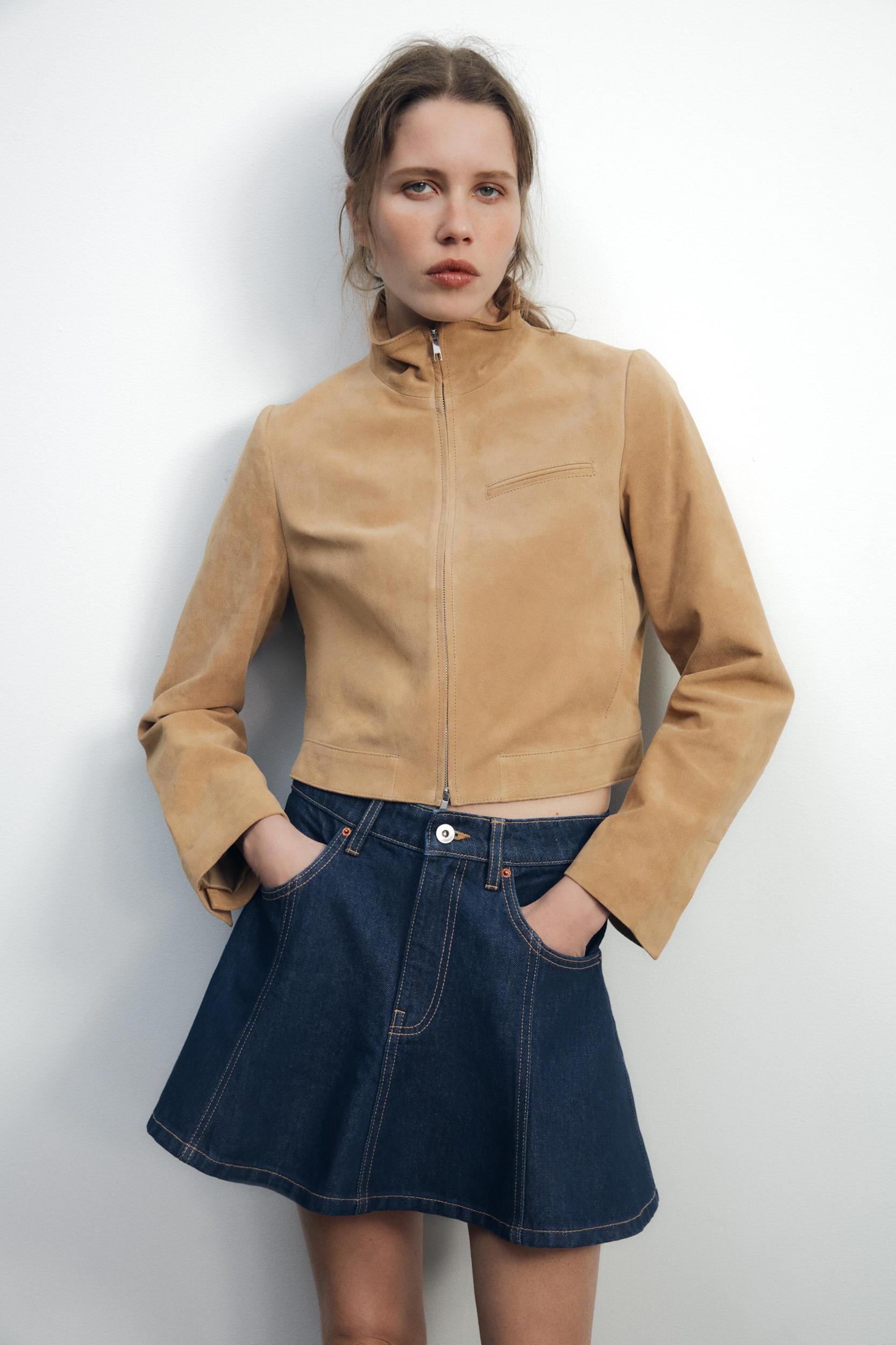 TRF DENIM MINI SKIRT Product Image