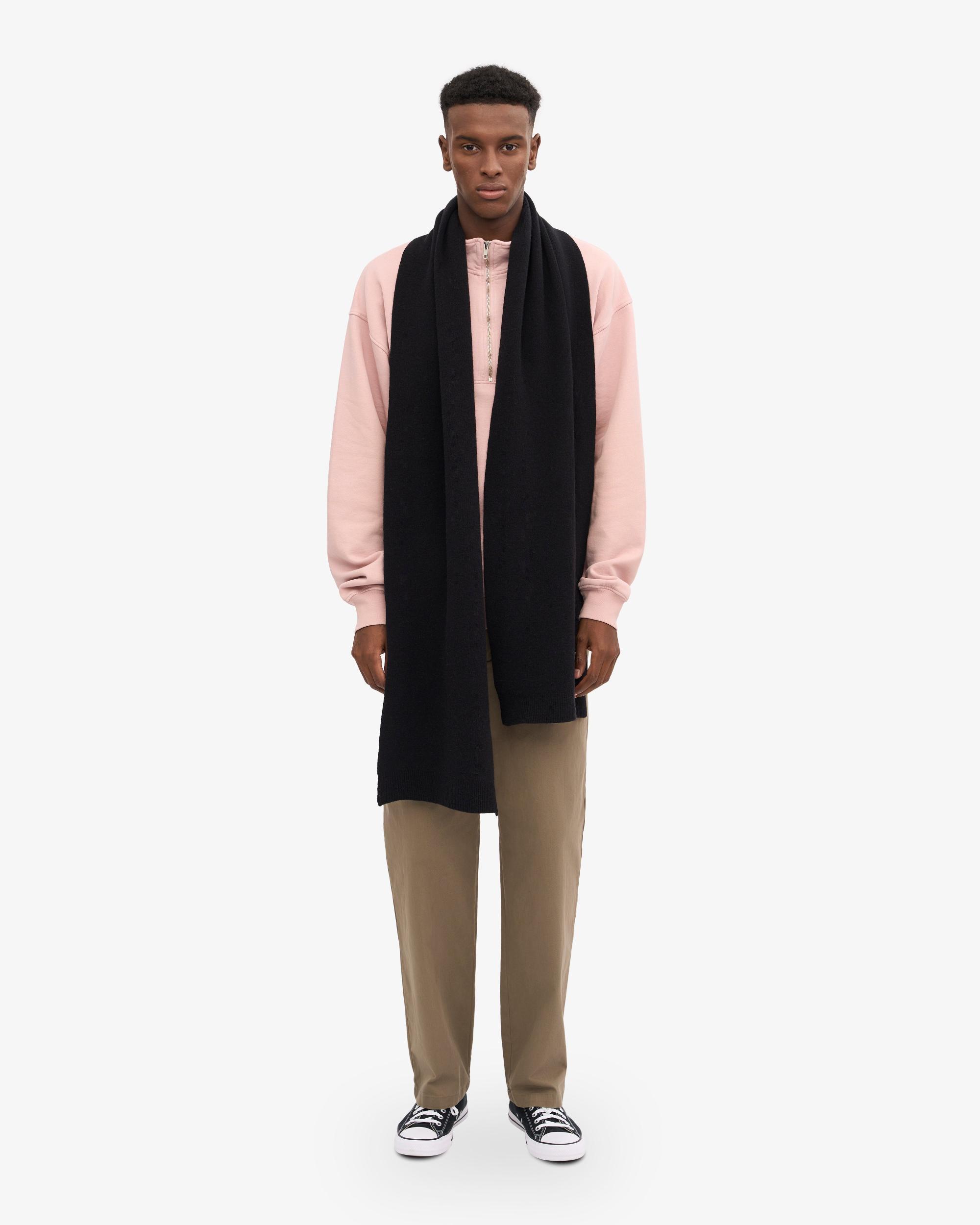 Merino Wool Scarf - Oxblood Red Product Image