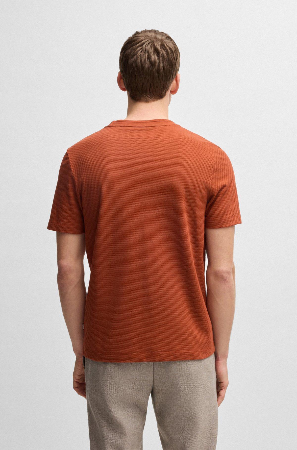  T-shirt with bubble-jacquard structure Product Image