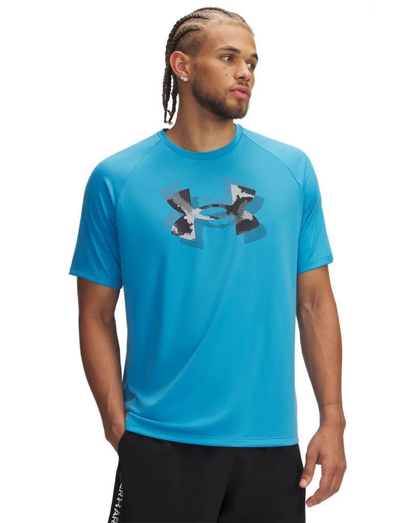 Men's UA Tech™ Print Fill Short Sleeve Product Image