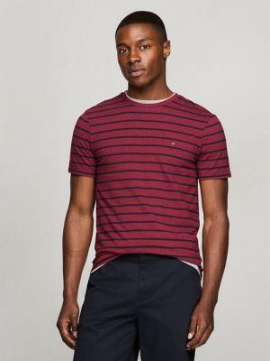 Stripe Premium Stretch Extra Slim T-Shirt Product Image