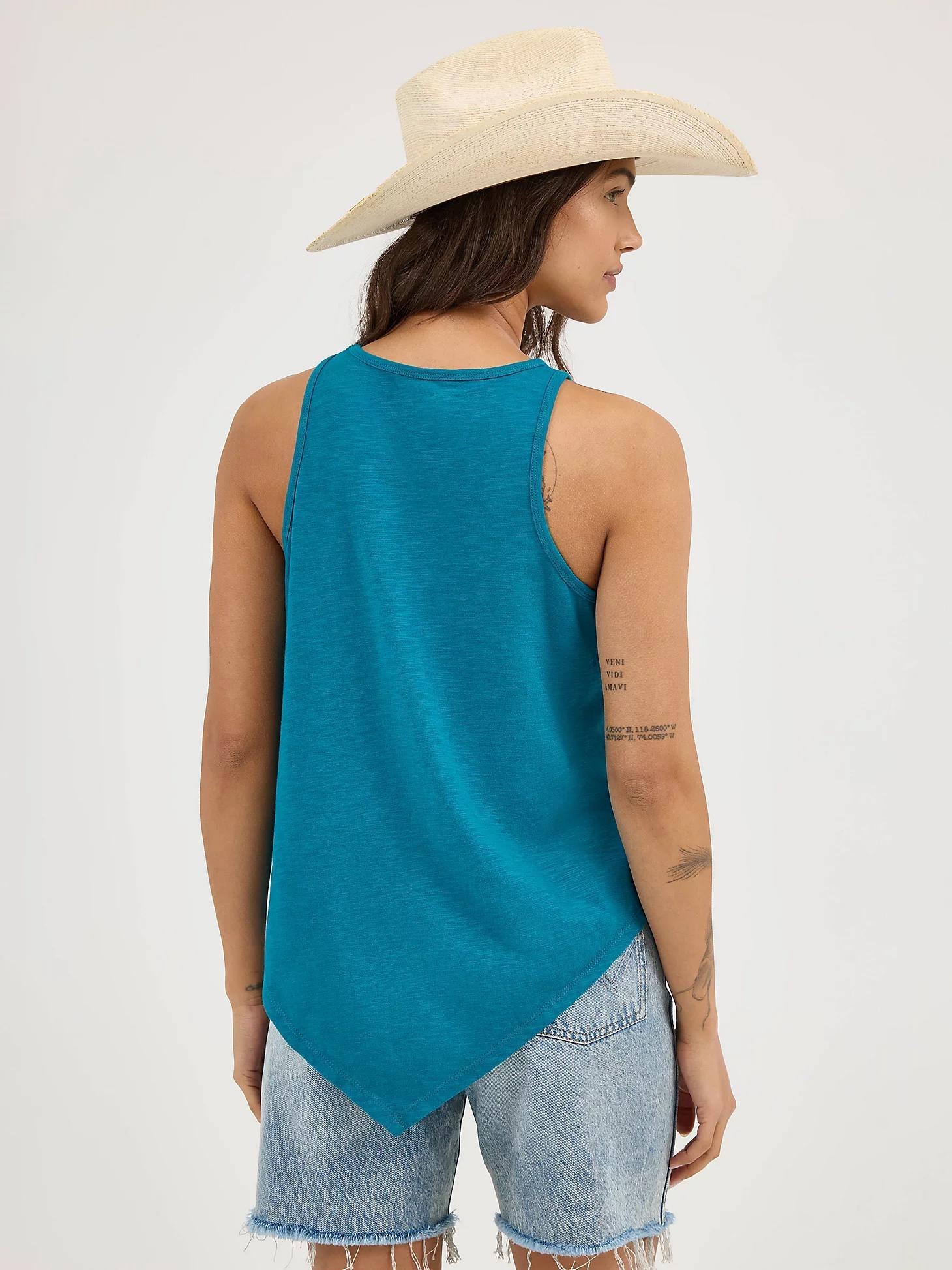 Women's Wrangler Bandana Diamond Front Tank | Women's TOPS | Wrangler® Product Image