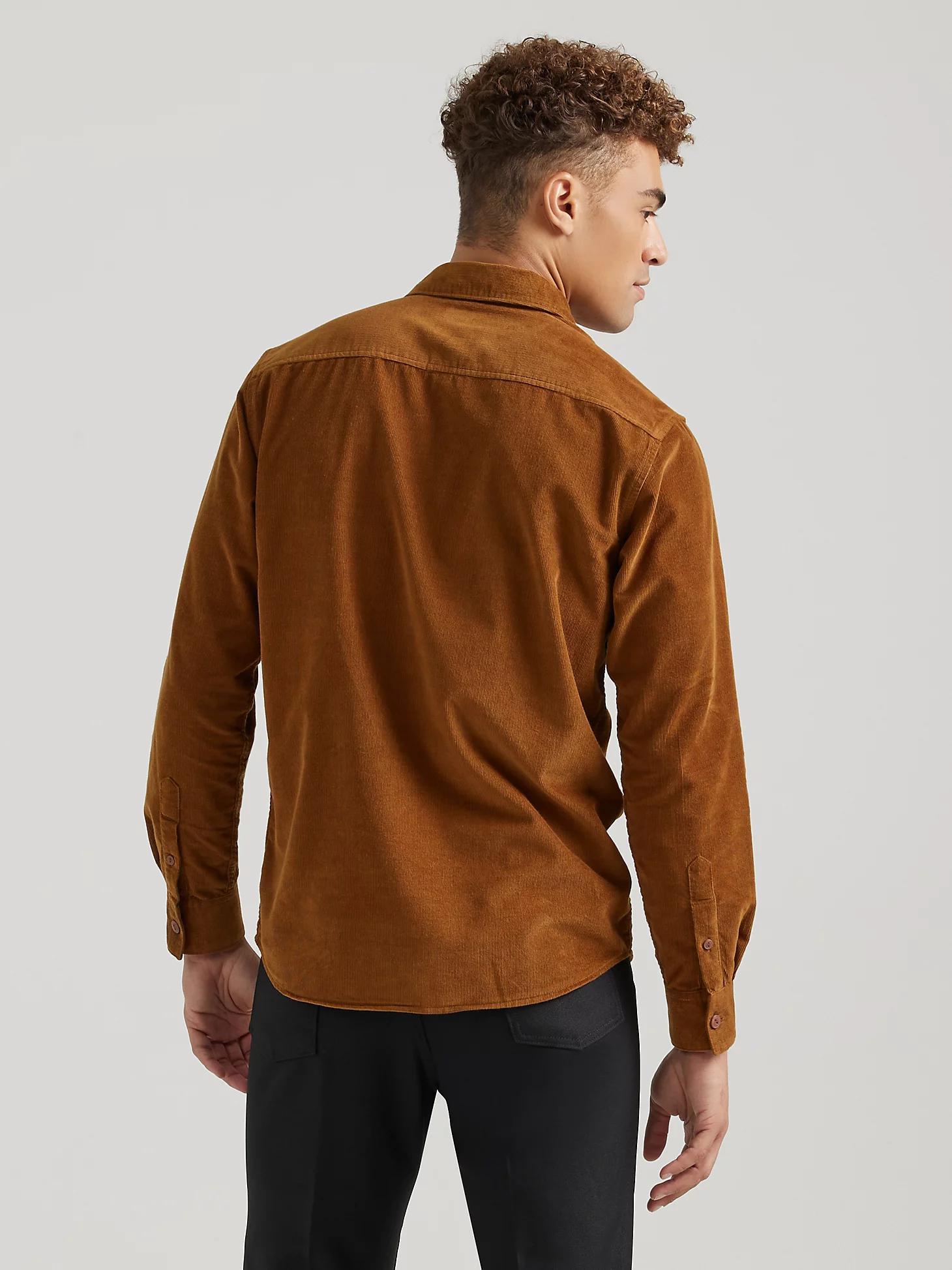 Wrangler x Buffalo Trace™ Men's Corduroy Shirt | Men's SHIRTS | Wrangler® Product Image