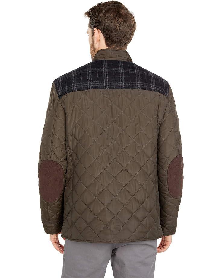 28" Tonal Mix Media Diamond with Faux Sherpa Lining Product Image
