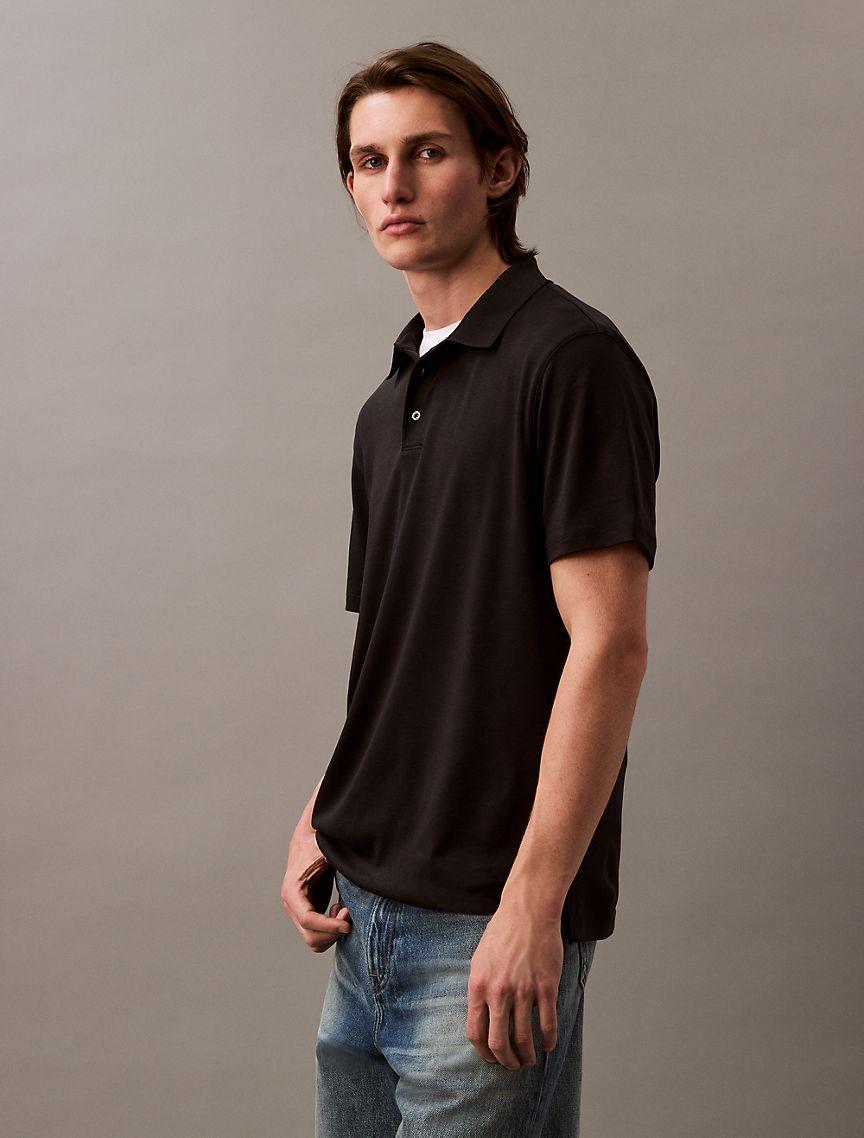 Pima Cotton Classic Polo Shirt Product Image