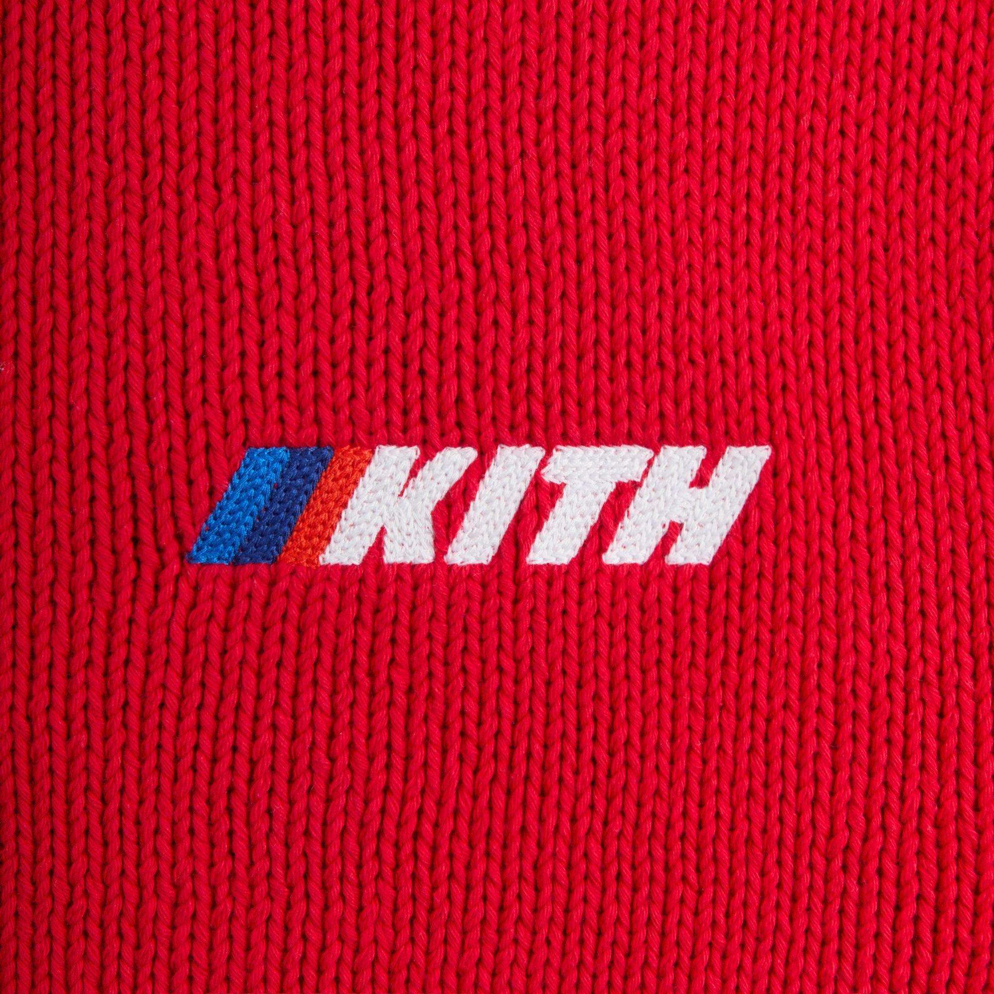 Kith for BMW Wyona Full Zip Sweater - Cinnabar Male Product Image