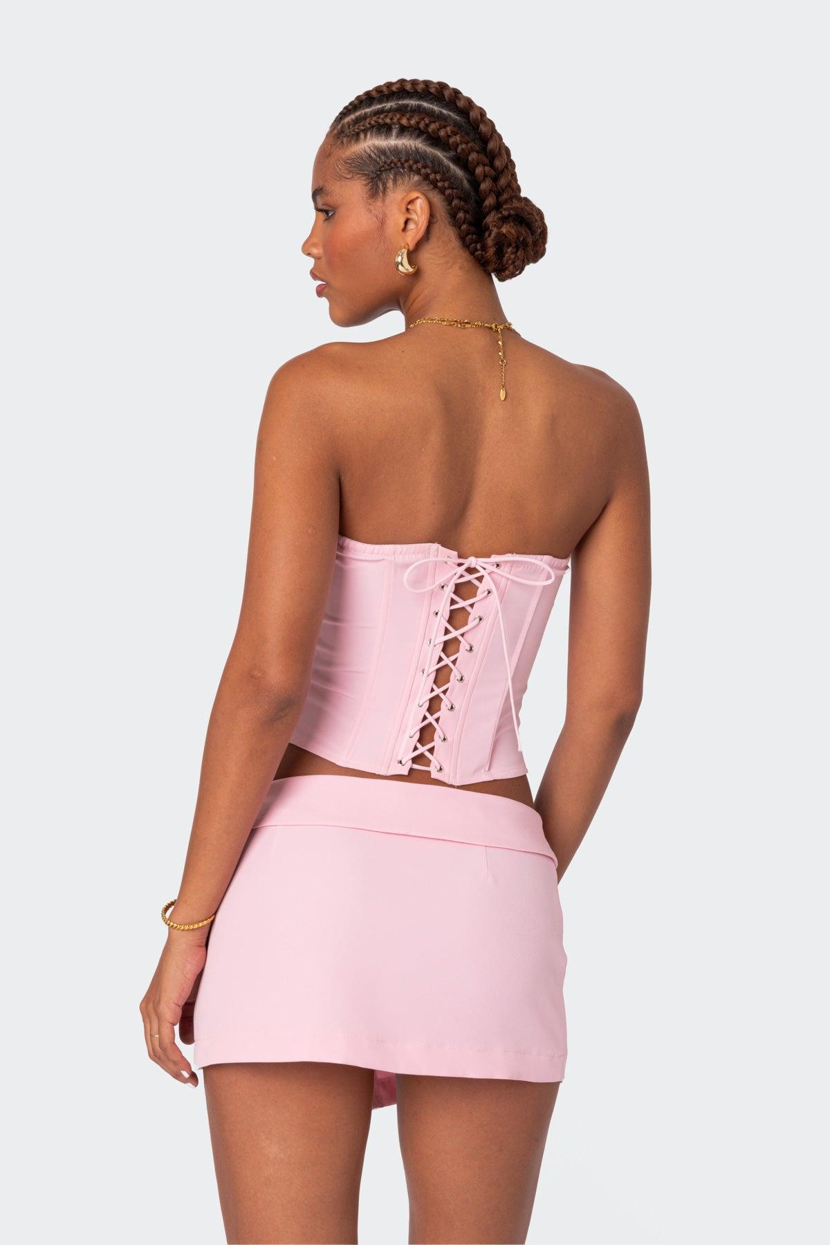 Selena Asymmetric Wrap Mini Skirt Product Image