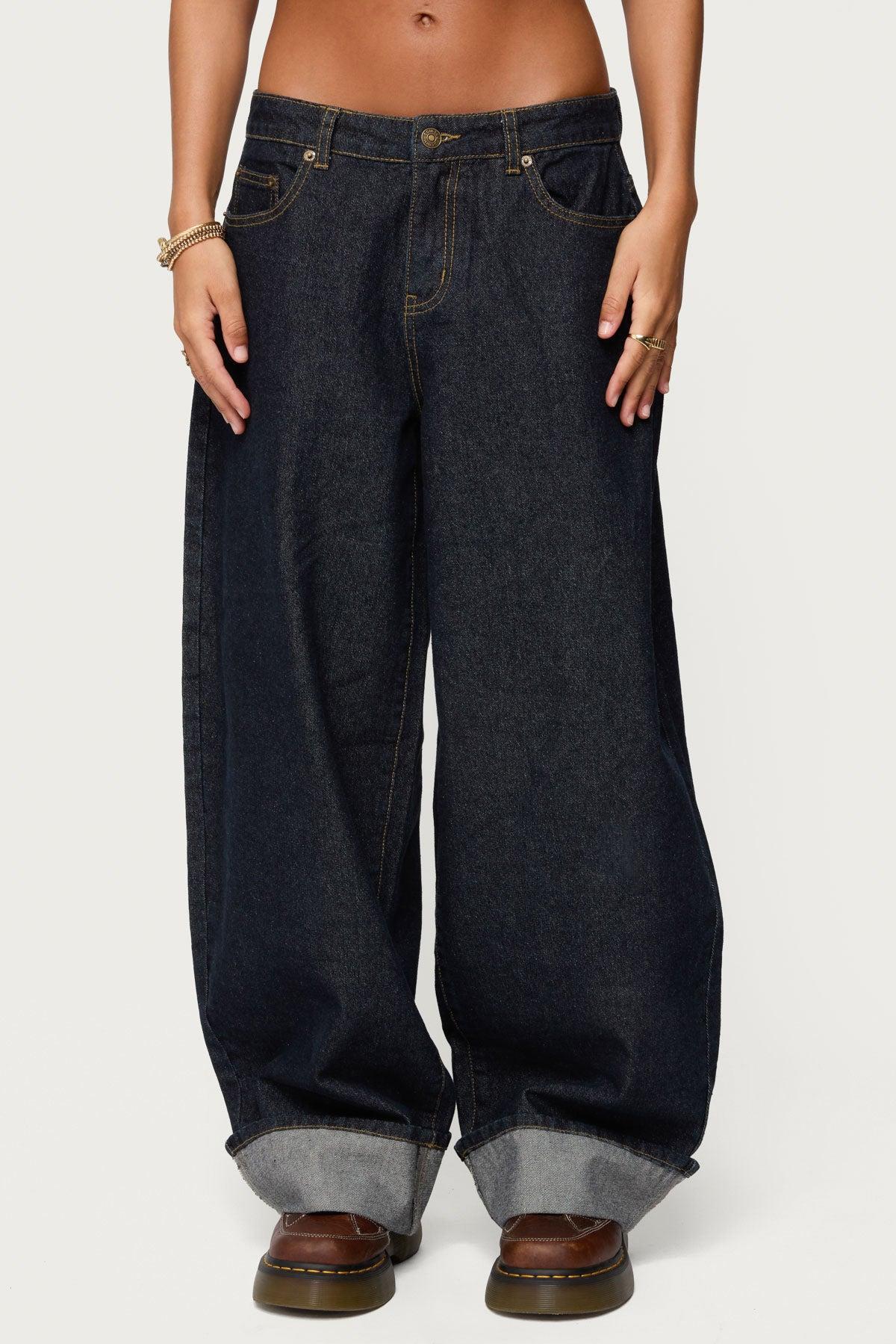 Kella Extra Oversized Low Rise Jeans Product Image