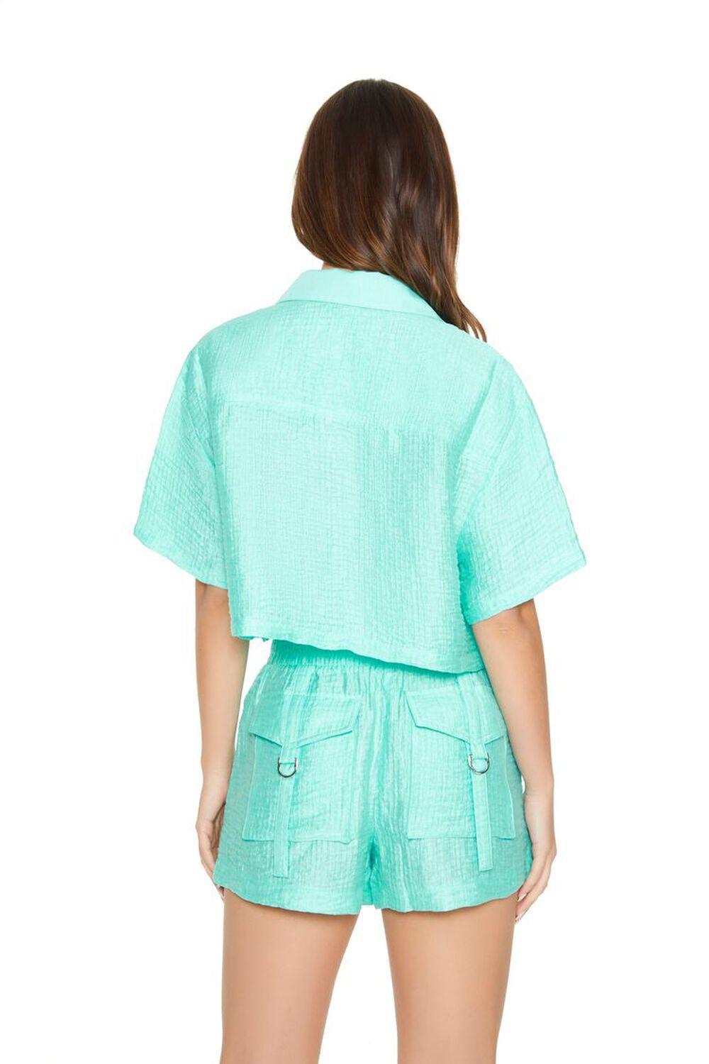 Cropped Cargo Pocket Shirt | Forever 21 Product Image