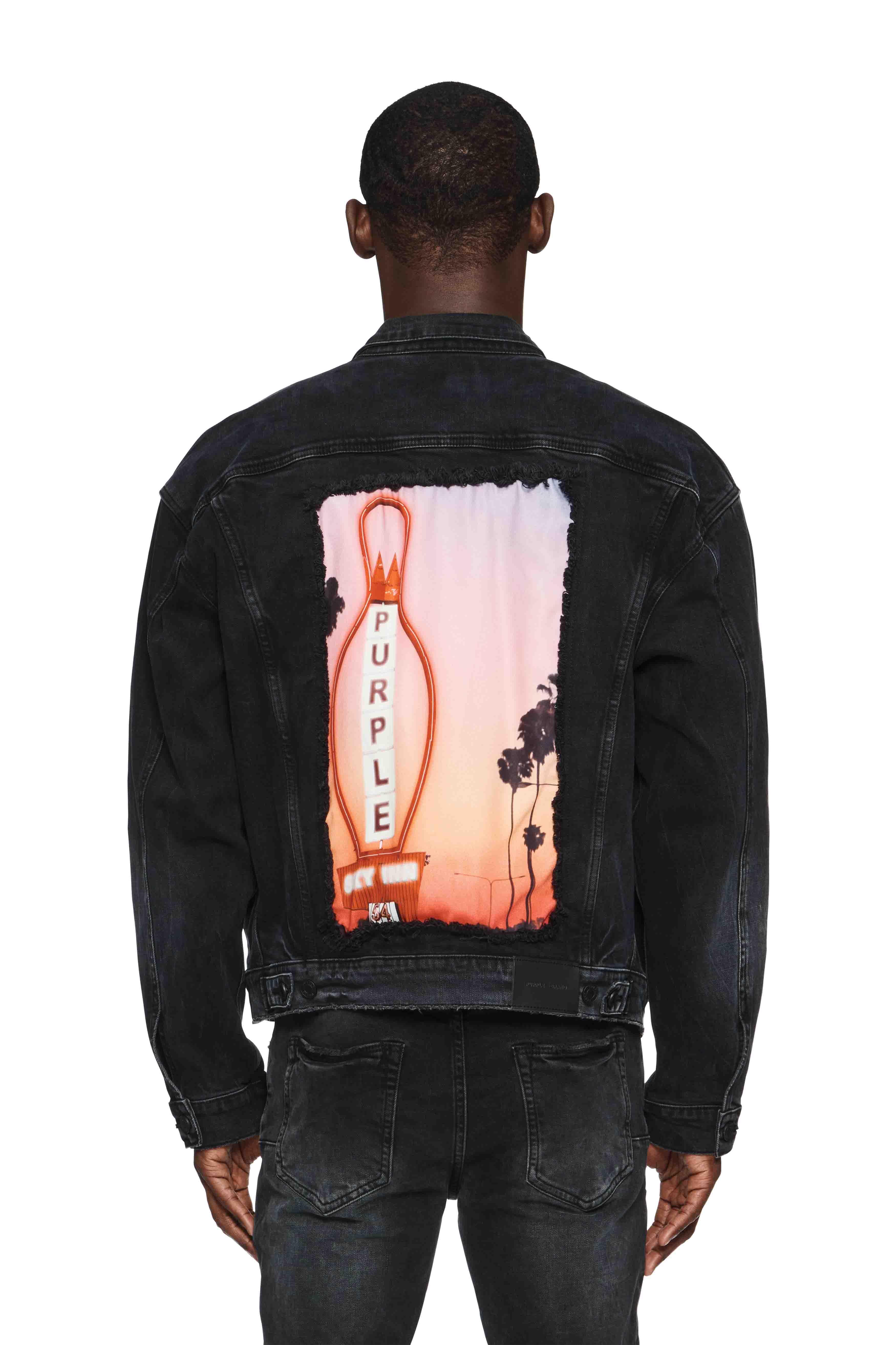 Purple X Blue Sky Jacket Male Product Image