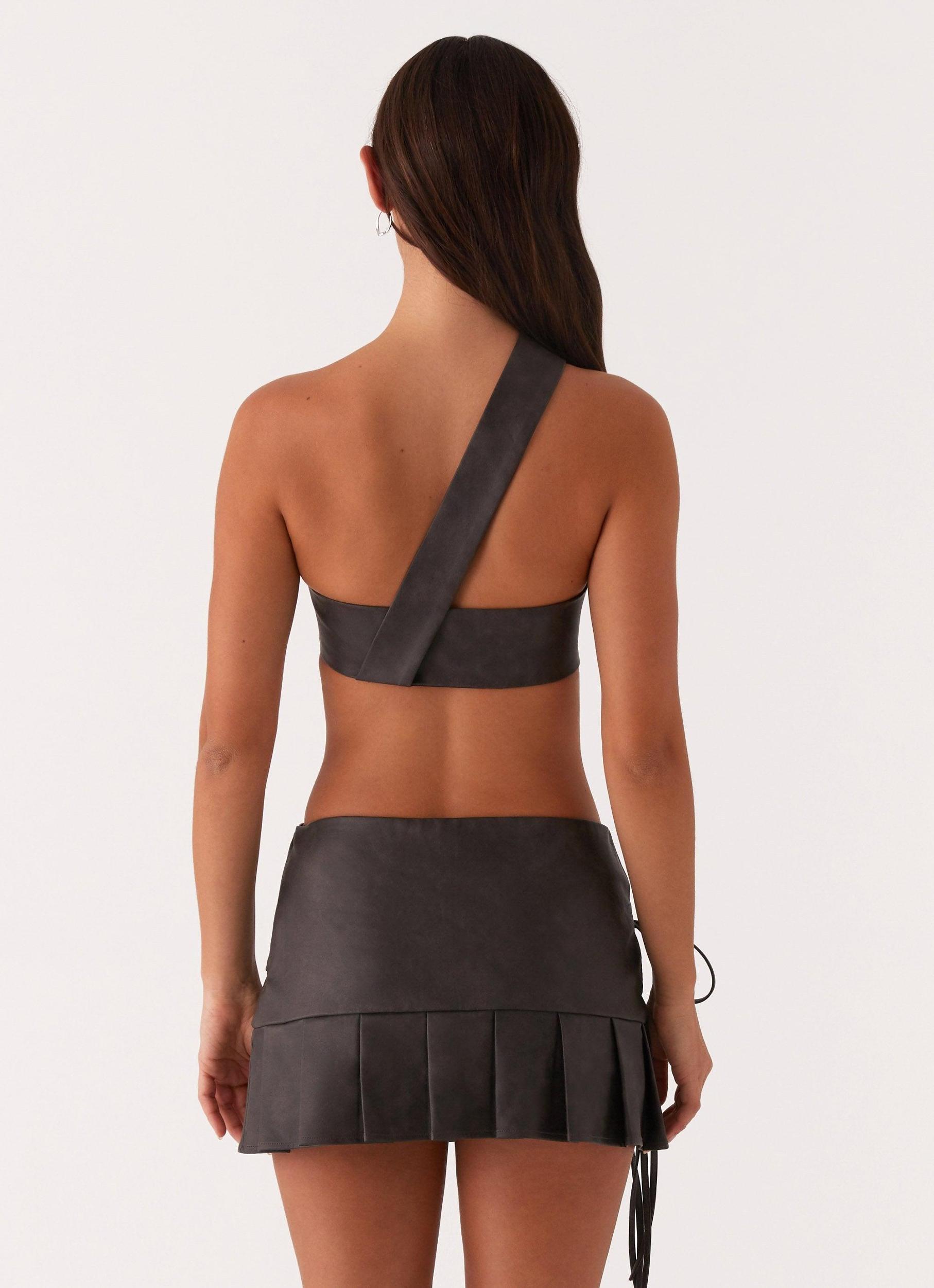 Wild Instincts Bandeau Top - Fawn Product Image