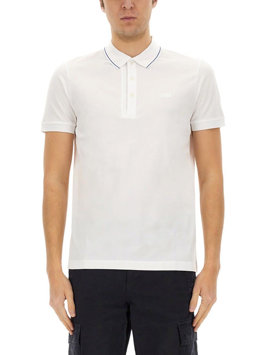 HUGO BOSS Polo Paule 4 In White Product Image