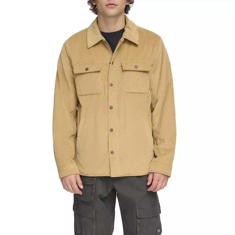 Men's Levi's® Corduroy Sherpa Lined Shirt Jacket, Size: Small, Brown Product Image