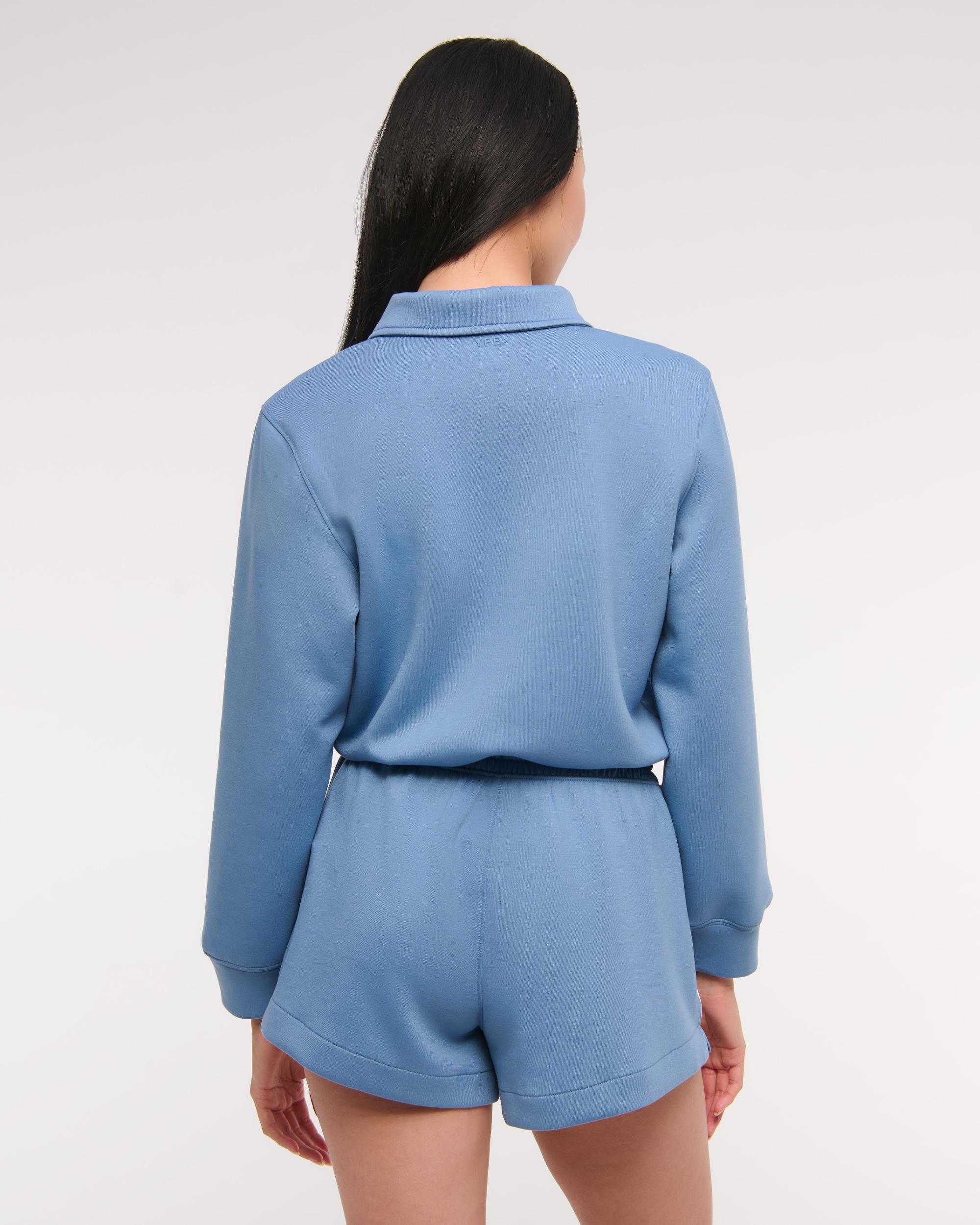 YPB neoKNIT Long-Sleeve Half-Zip Romper Product Image