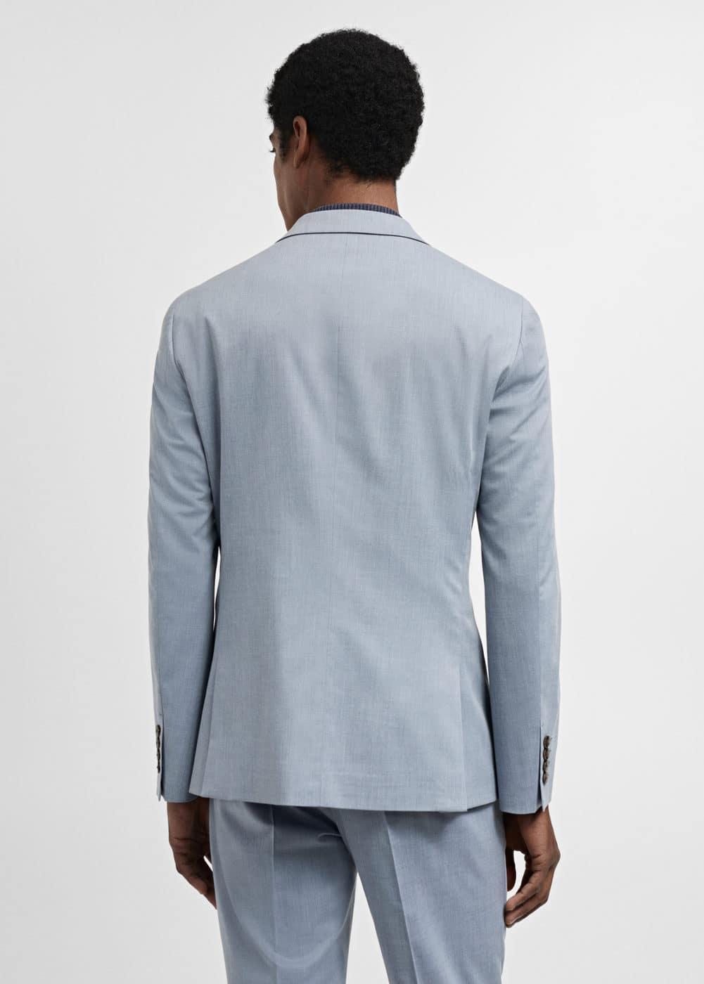 Super slim-fit suit blazer in stretch fabric - Men | MANGO USA Product Image