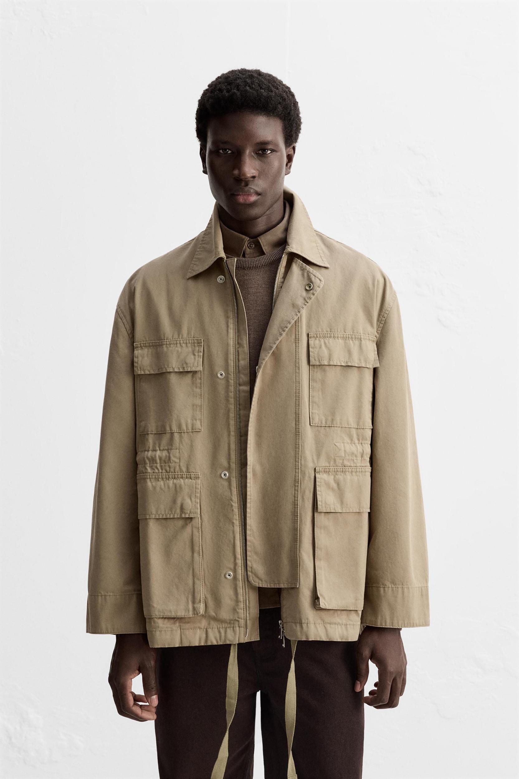 WASHED CANVAS PARKA Product Image