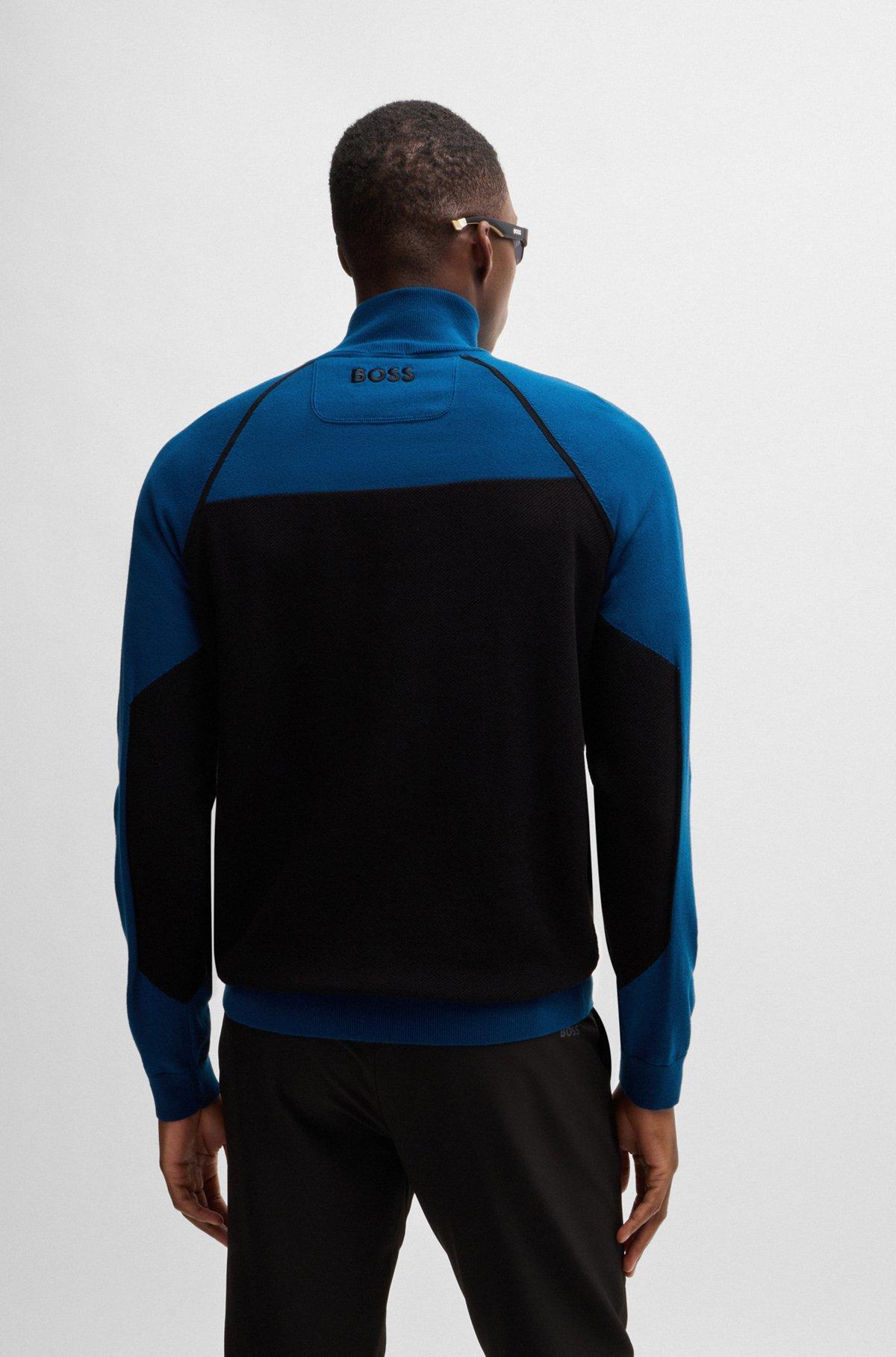 Sweater with color-blocking and logo Product Image
